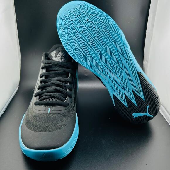 PUMA MB.02 Phenom Basketball Shoes Men’s Size 10 Black 37764401 Athletic - Picture 1 of 8